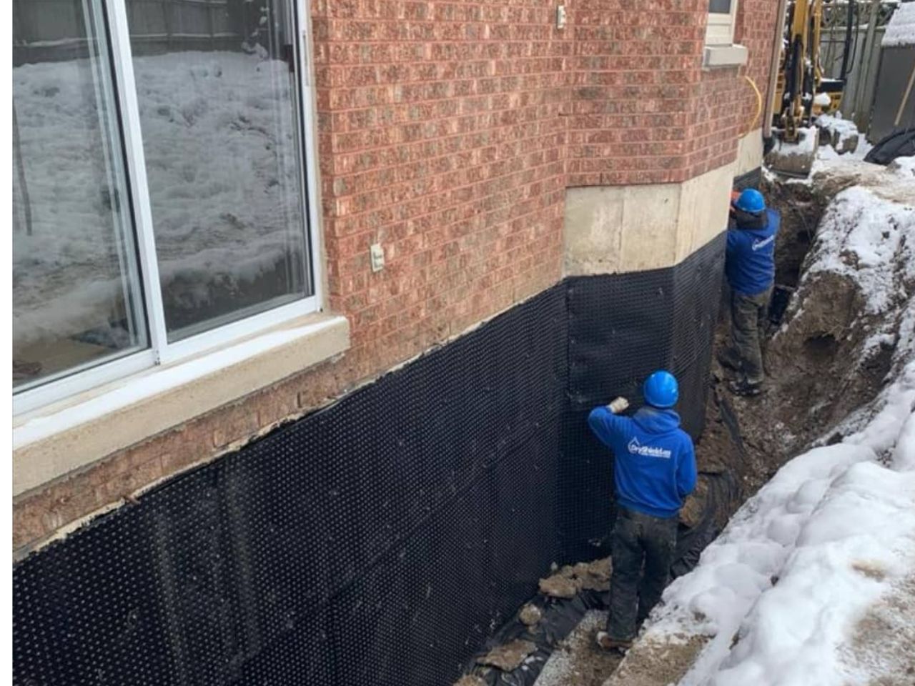 DryShield 2026 exterior waterproofing installation in Toronto DryShield 2026 exterior waterproofing installation in Toronto