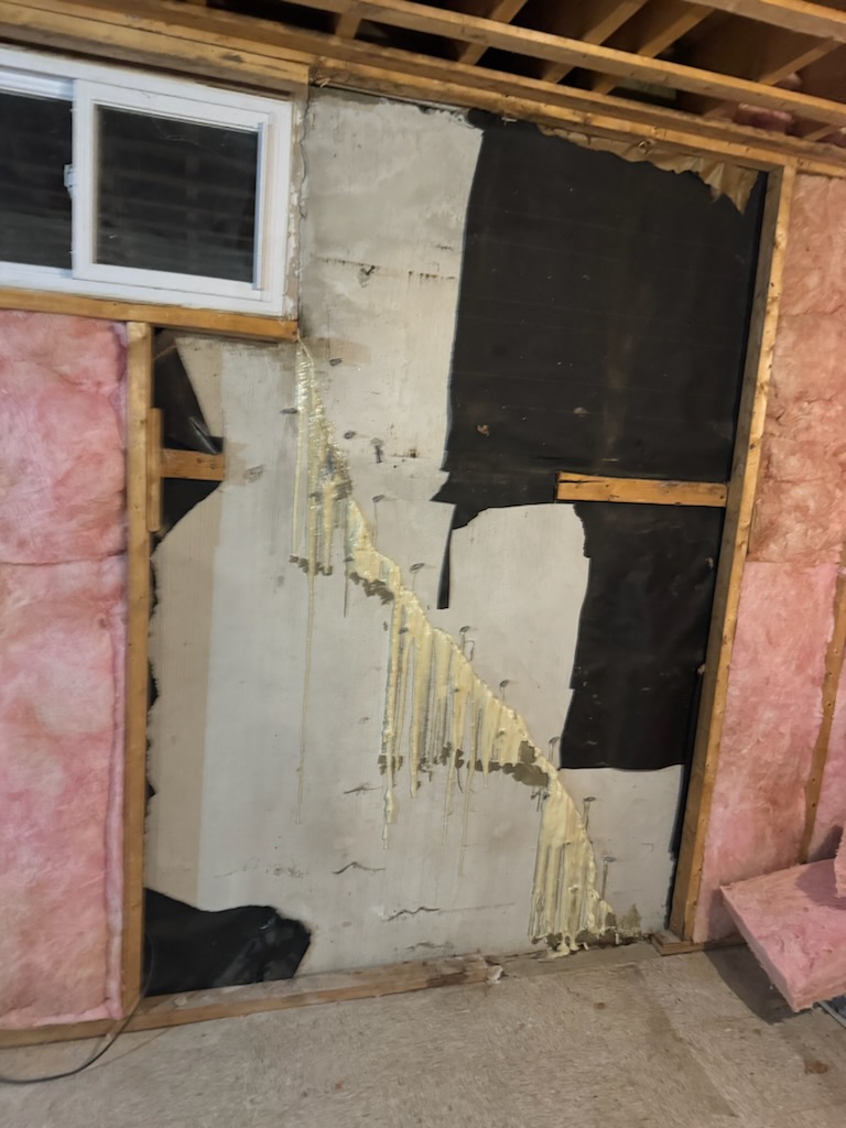 basement wall Crack Injection